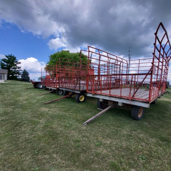 Sold at Auction: 19th c RR dolly with Built in Grain scale